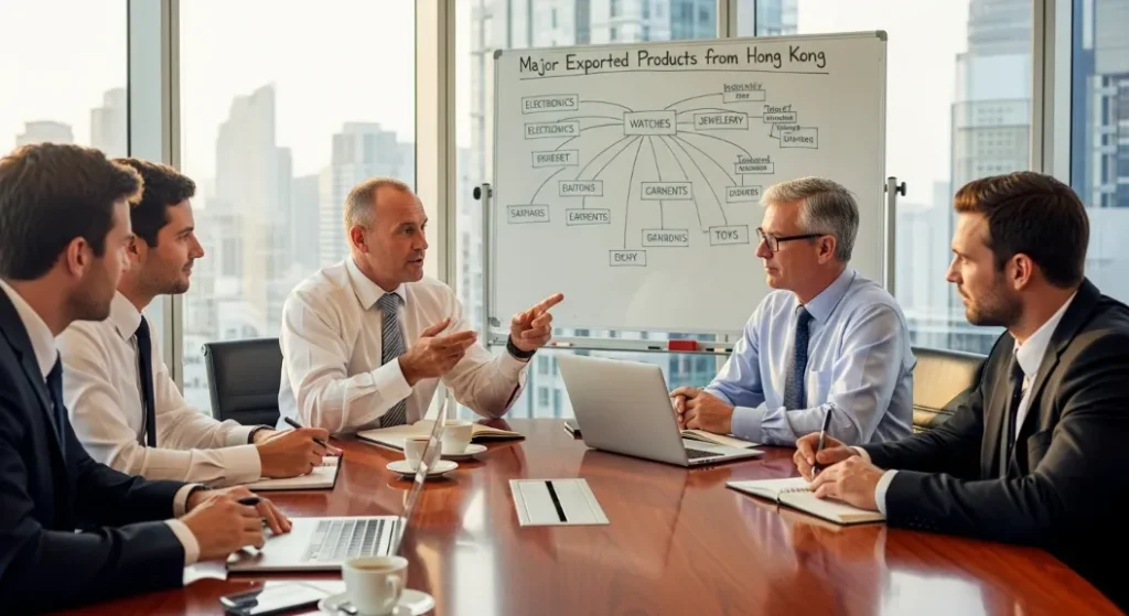 Major Exported Products from Hong Kong