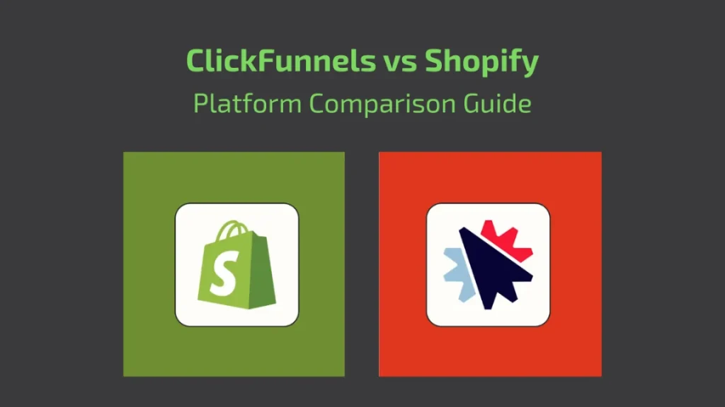 ClickFunnels vs Shopify featured image