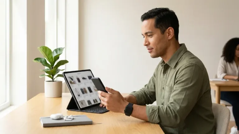 Reseller reviewing which electronics categories to dropship across handset, tablet and wearable ranges